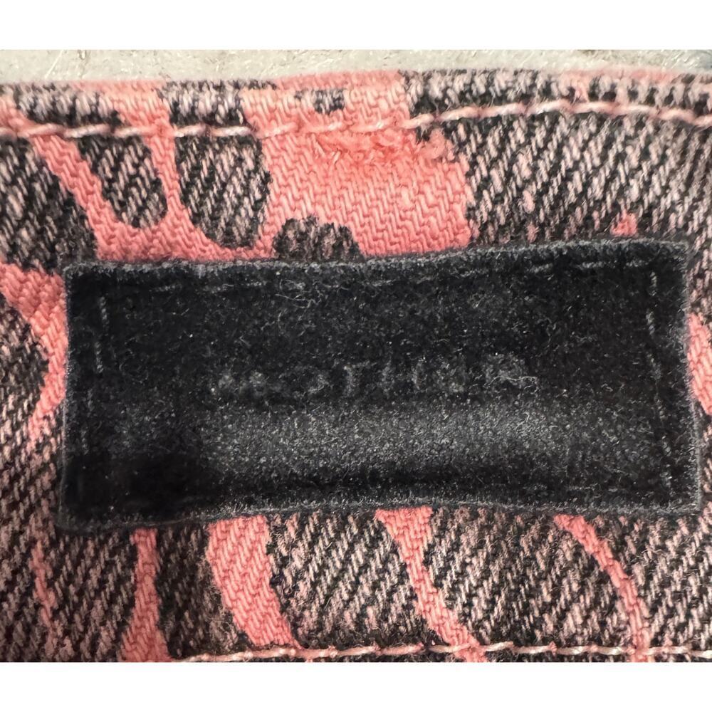 MOTHER Denim High Waisted Looker Ankle Fray Animal Attraction Size 29 - Picture 5 of 7